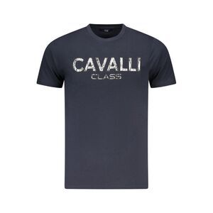Cavalli Class Blu Cotton Men Men's T-Shirt